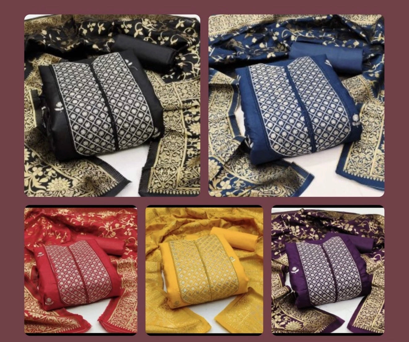 Final Clearance INDIAN DESIGNER COTTON SEQUENCE WORK SALWAR KAMEEZ SUIT SIZE 40