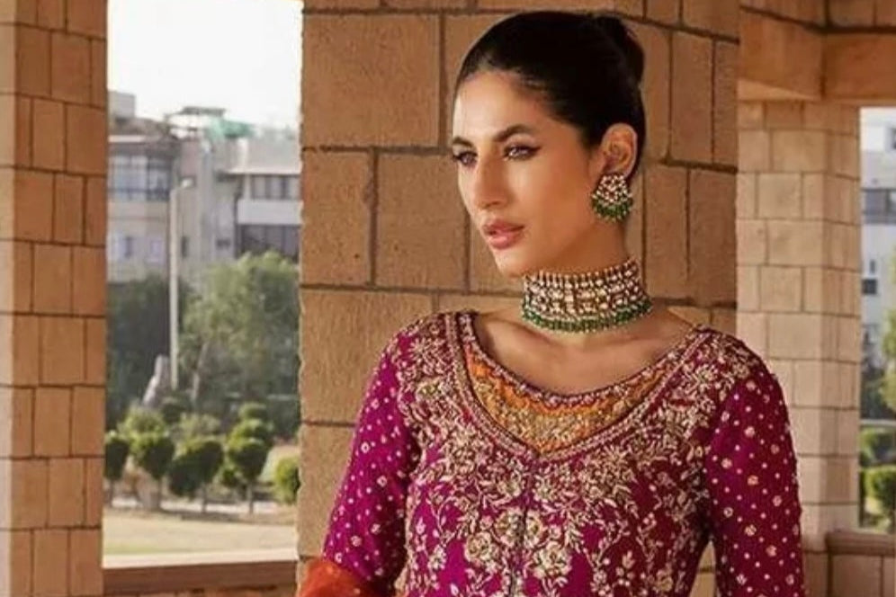 New Indian/Pakistani Eid Special Ready To Wear DESIGNER GEORGETTE EMBROIDERY WORK