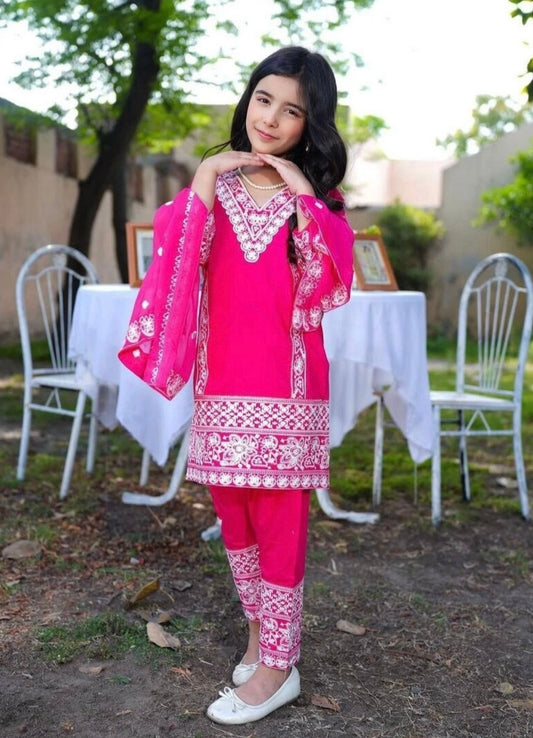 Kids Salwar Kameez Party Wear Indian Designer Wedding Pakistani Dress Bollywood
