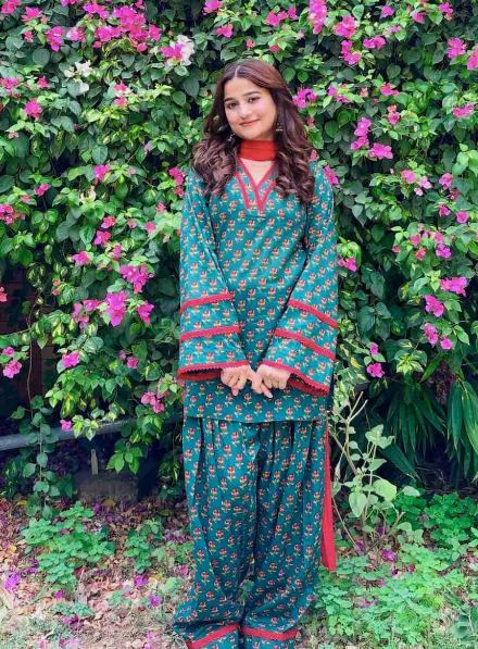 MODERN PURE NATURAL CREPE DIGITAL PRINT TOP PATIYALA WITH DUPATTA GREEN