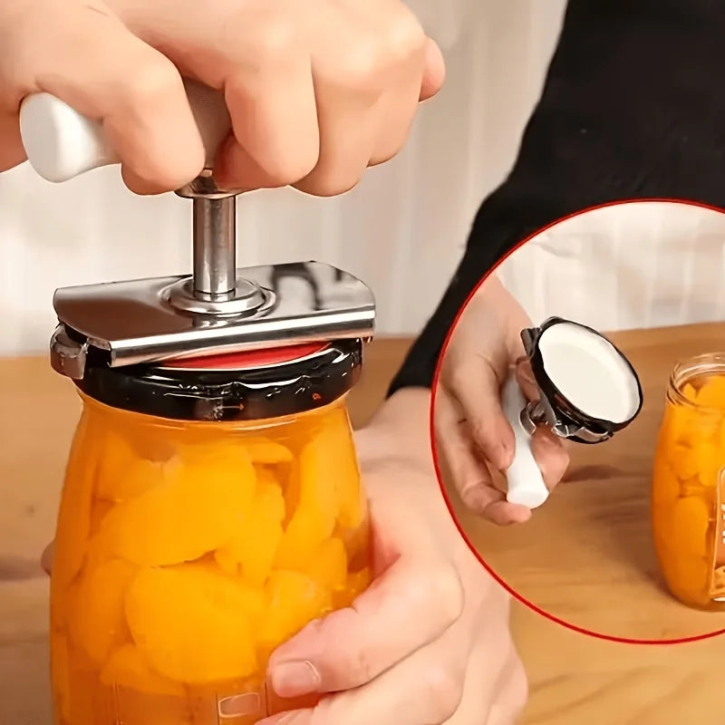 Adjustable Jar Can Opener Manual Bottle Lid Openers Tool Kitchen Accessories Gadgets Tools Home Party Bar Wine Beer Gift